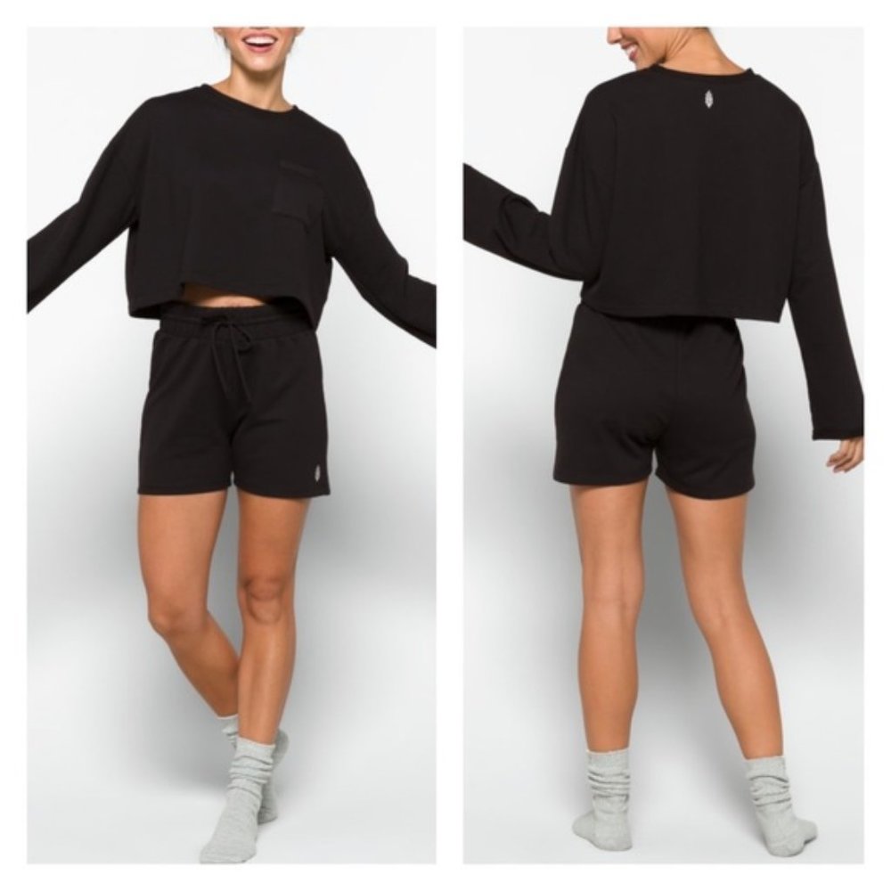 FREE PEOPLE MOVEMENT NWT  "Sunny Set"  Black SMALL